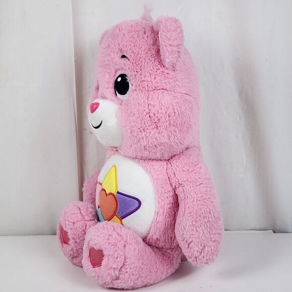 Care Bears "TRUE HEART BEAR" 2022 Pink Soft Plush Stuffed Animal - Picture 2 of 11